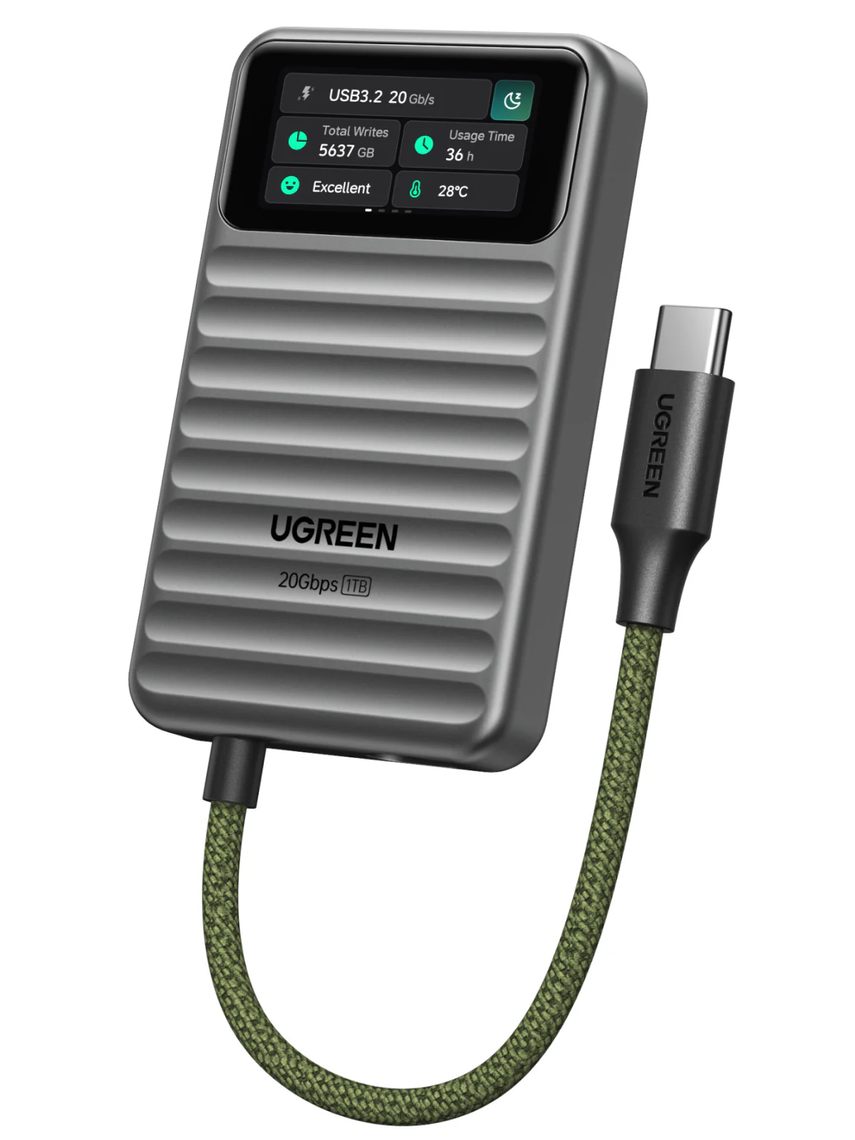 UGREEN NeoDrive Go D709 20Gbps Externe SSD (1TB) - Image 4