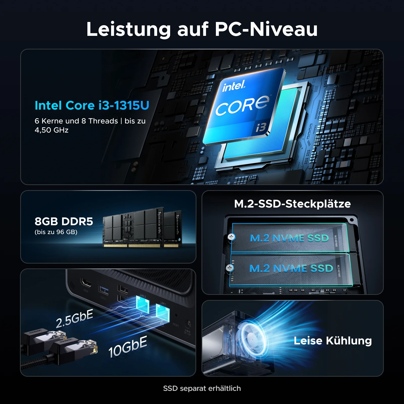 UGREEN NASync DXP4800 Pro 144TB 4-Bay NAS - Image 3