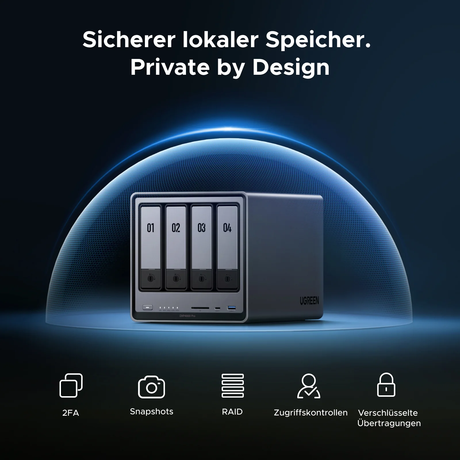 UGREEN NASync DXP4800 Pro 144TB 4-Bay NAS - Image 6